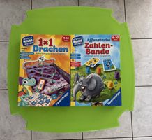 2 Lernspiele 1x1 Drachen und Zahlen-Bande Ravensburger