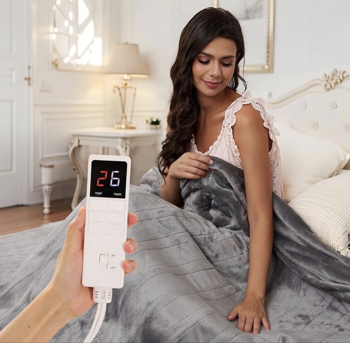 Coperte: Elektrische Heizdecke 130×160 cm mit Timer & LED-Controller – Nuovo e nell'imballaggio originale da Suhr venduto da SchnapperCH 1