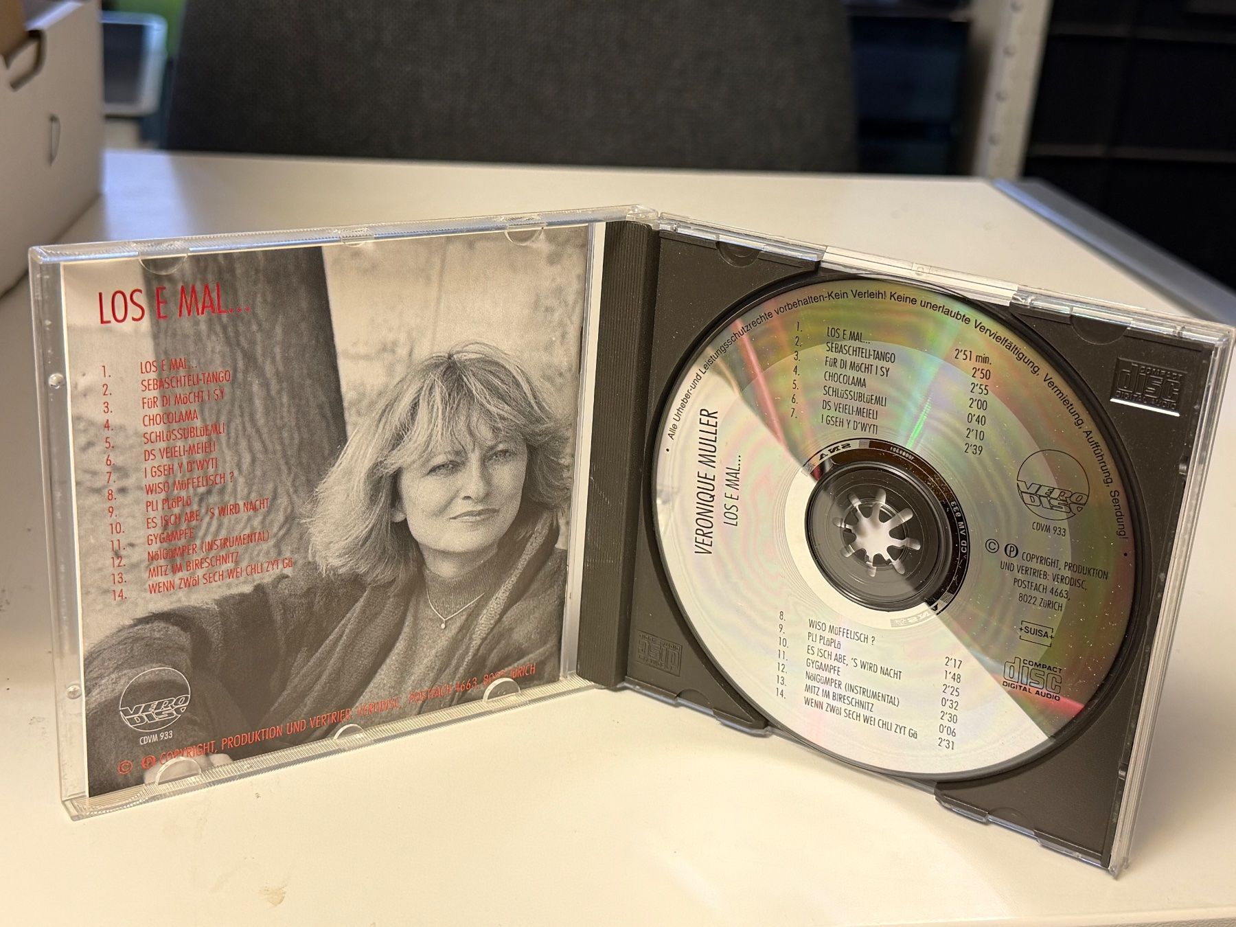 CD: Véronique Müller - Los E Mal - HB21C – Usato da Küsnacht ZH venduto da Jazztilldawn 2