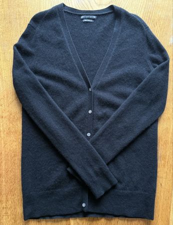 Cardigan Zara Knit Kaschmir schwarz Grösse M/L
