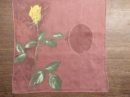 Taschentuch Motiv Rose