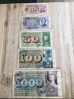 Lot de billets Suisse 5eme série complète 