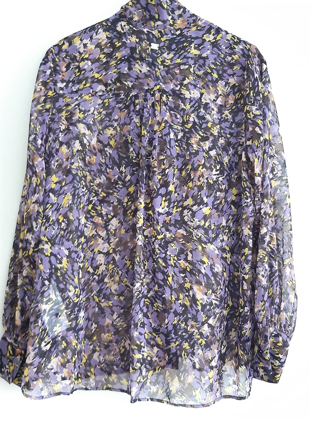 Joop Camicette: Bluse  Joop  lila gemustert – Nuovo (secondo la descrizione) da Wettingen venduto da beahu 1