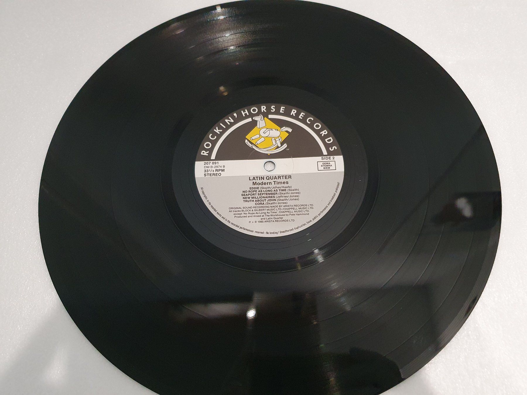 Dischi in vinile: Latin Quarter – Modern Times – Usato da Uster venduto da Vinyl-Leidenschaft 5