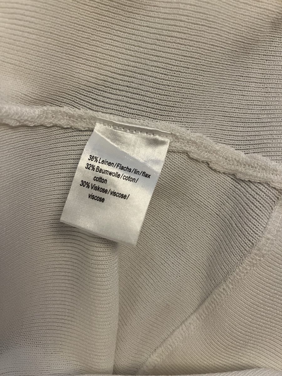 Giacche: Leinen/Baumwolle Strickjacke weiss Grösse M – Usato da Zürich venduto da sop_xbd7 5