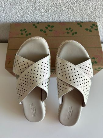 ILSE JACOBSEN Sandalen, neuwertig, Grösse 40, Beige