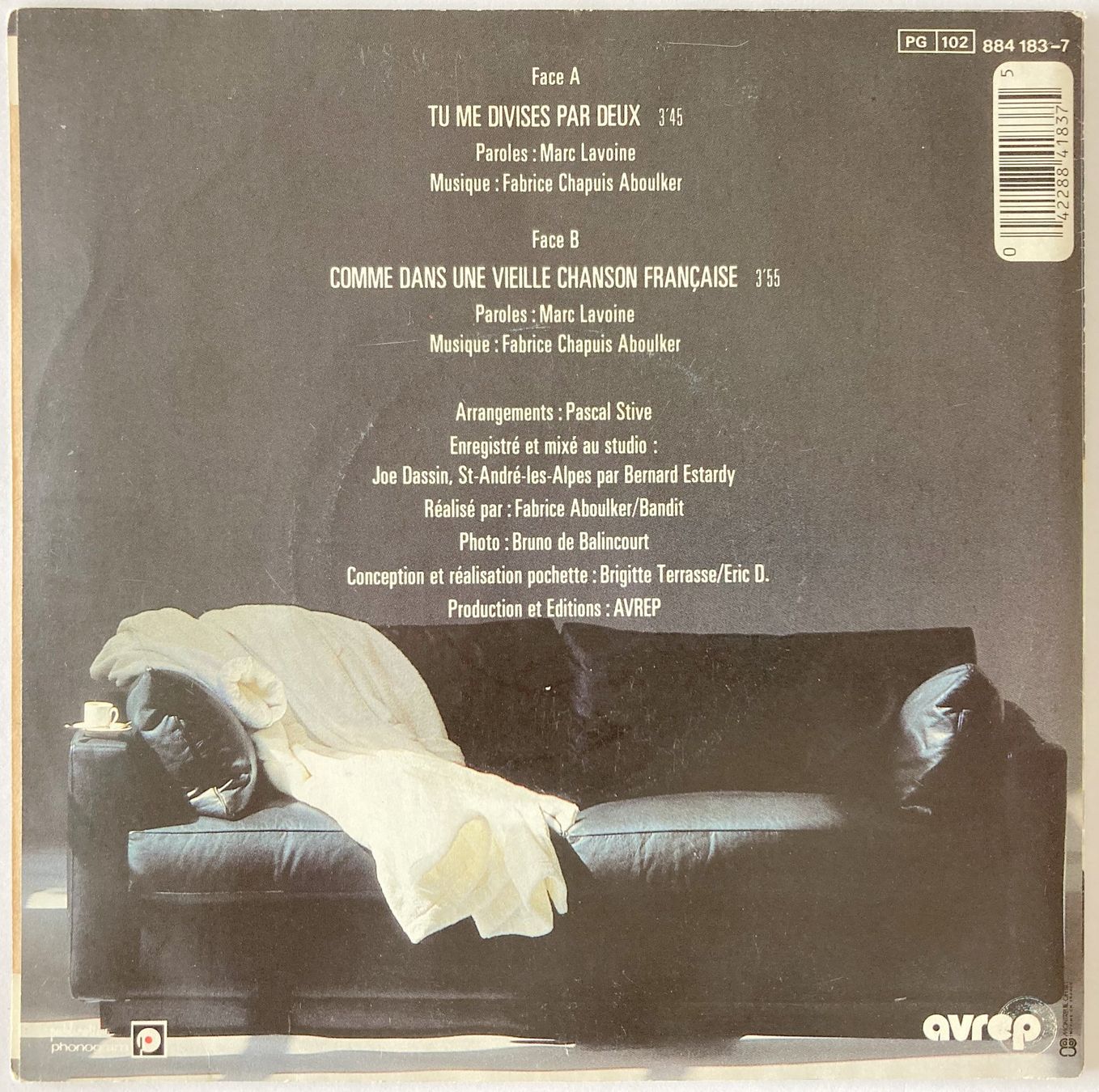 Dischi in vinile: MARC LAVOINE - TU ME DIVISES PAR DEUX – Usato da Bottens venduto da hotter-than-hell 1