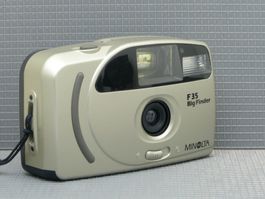 Minolta F-35 Big Finder Analoge 35mm Filmkamera * Cool!