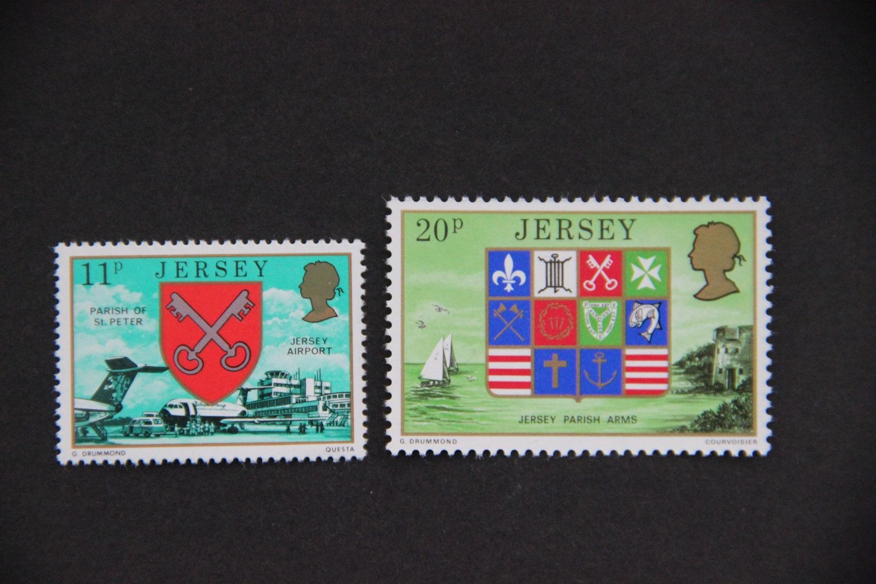 Tous les timbres: Jersey 1976 - Definitives (Restposten)** – Neuf (Voir description) à Jona par Southafrica07