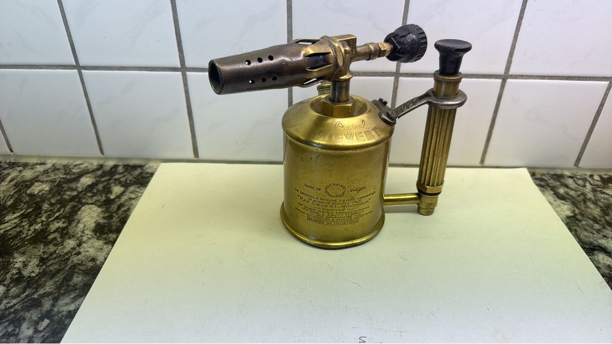 Saldatori: Lötlampe von M.Sievert-Stockholm Top. – Usato da Mellingen venduto da Wupper