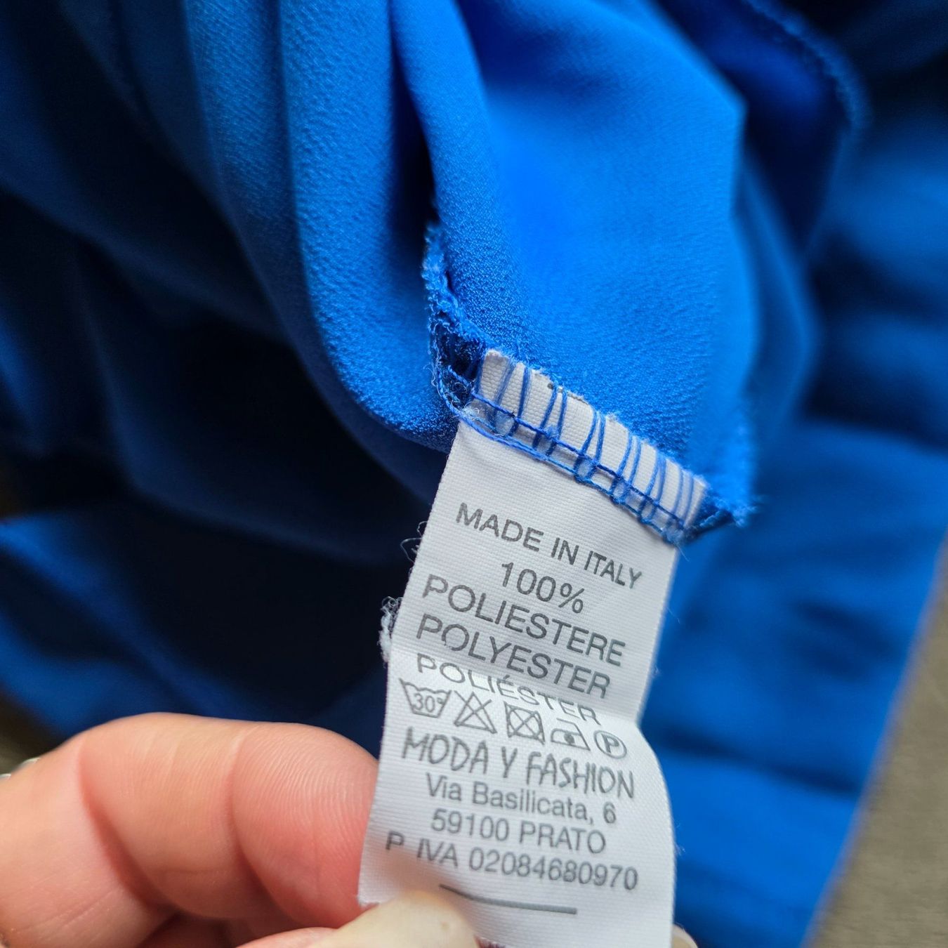 Blusen: 🐸 BLUSE / TUNIKA ROYALBLAU M – Gebraucht aus Môtier (Vully) von Frogs 9