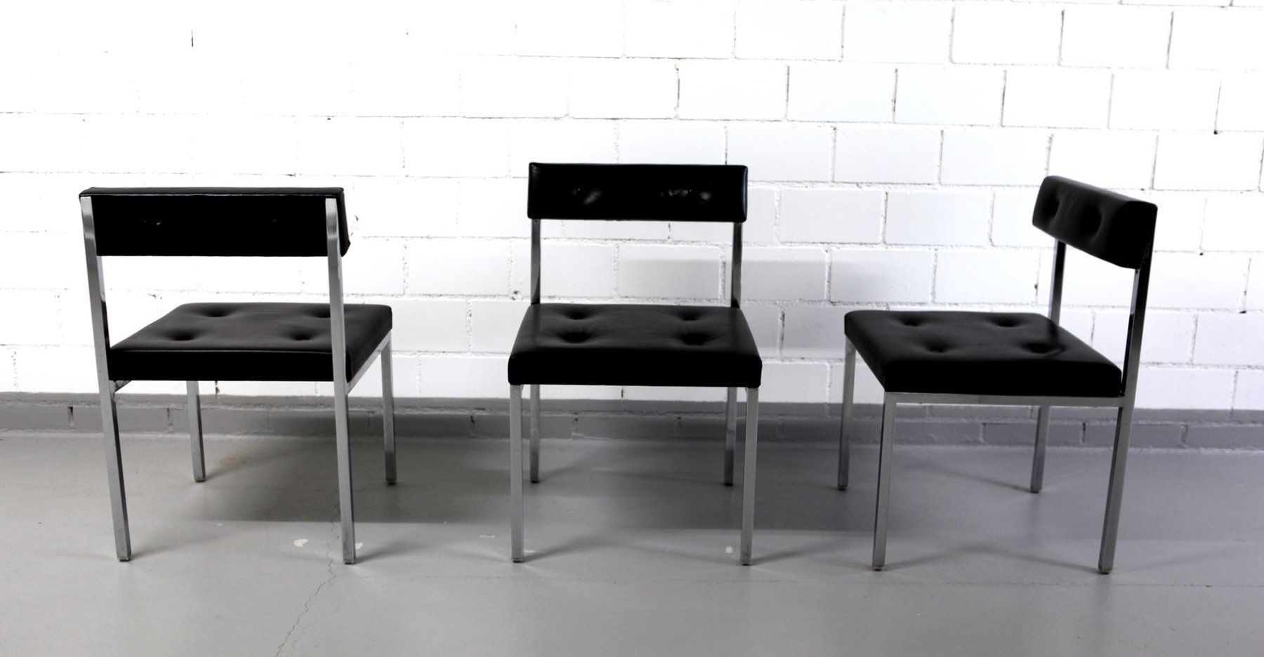 Sedie: Schweizer Mid Century Modern Lederstühle – Usato da Lustmühle venduto da Belair1955 1