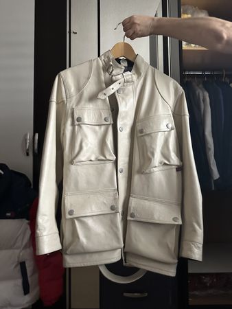 Stylische BELSTAFF englische Premiummarke Herren Lederjacke