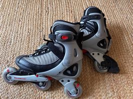 Inlineskates, inkl. Schoner, für Schuhgrösse 38