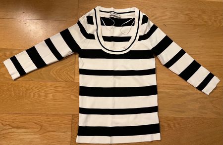 Zara Knit Pullover Gr. S Schwarz-Weiss gestreift