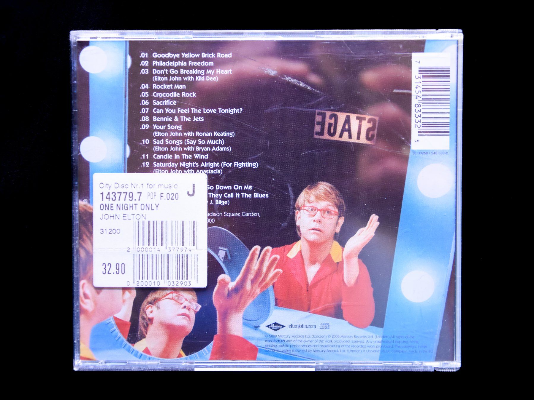 CD: Elton John ‎- One Night Only – Usato da Belmont-sur-Yverdon venduto da ag97 2