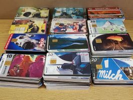 Ca. 580 Stk. Telephon Taxcard gebraucht.