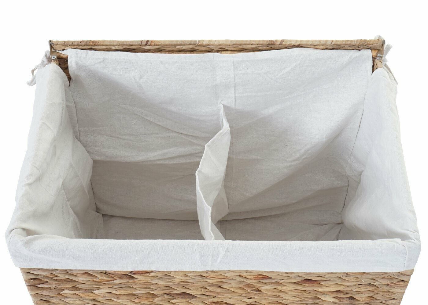 Cesti per biancheria: Wäschekorb 2 Fächer 50x60x43cm – Nuovo e nell'imballaggio originale da Bottighofen venduto da zaap 2