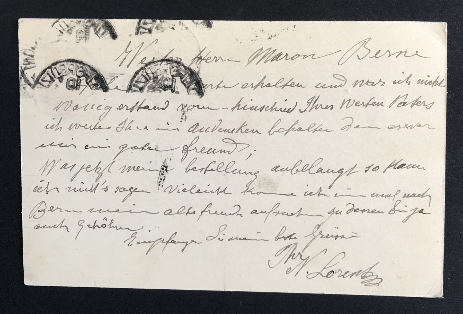 Tutti i francobolli: ANTIKE POSTKARTE ITALIEN – Usato da Ostermundigen venduto da Kari1937 1