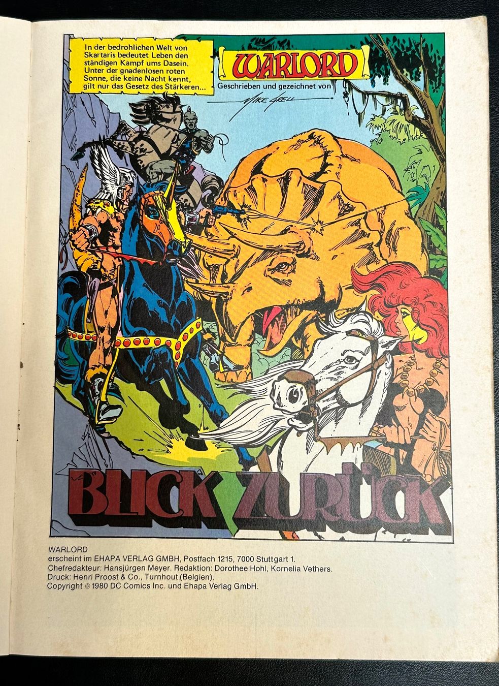 BD: Warlord Nr. 1 1980, hunderteComics eingestellt – D'occasion à Seltisberg par quadartswiss 1