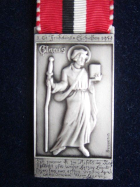 Medaillen: 3. St. Fridolin Schiessen 1959 Glarus - TOP – Neu (gemäss Beschreibung) aus Luzern von Horoskop1 2