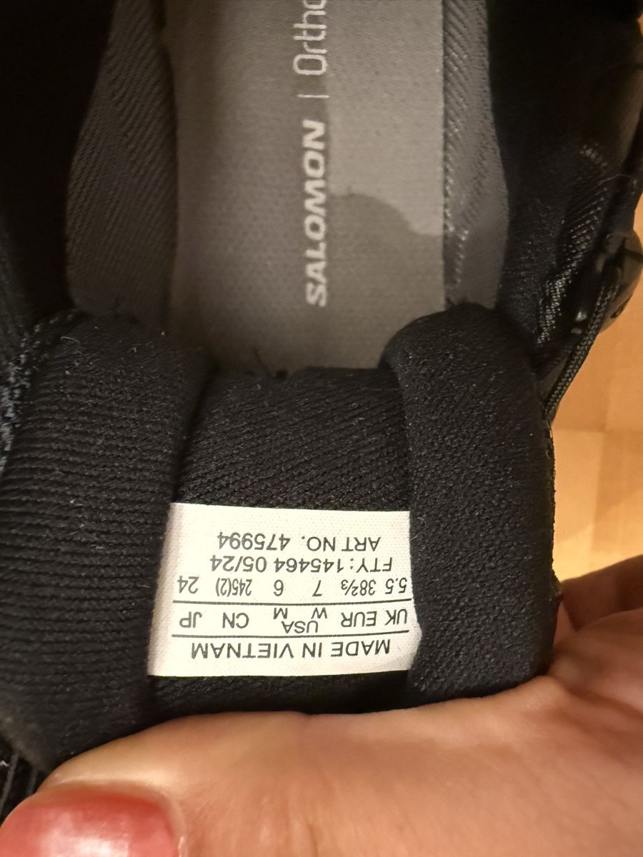 Salomon Scarpe da uomo: Salomon Wanderschuhe Schwarz Grösse 38.2/3 – Nuovo (secondo la descrizione) da Boll venduto da naj_8w6f 6