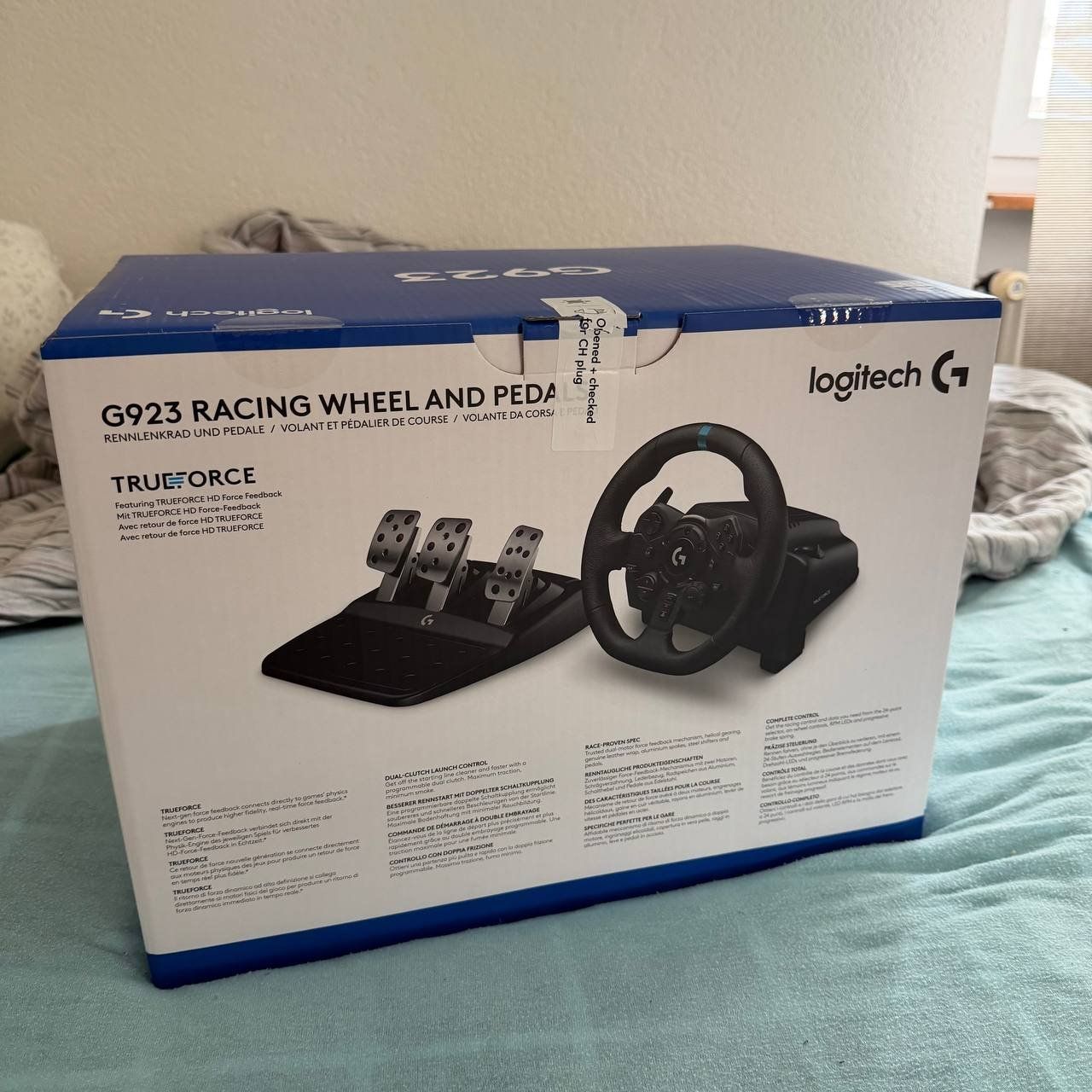 Logitech Controller: Logitech G923 Lenkrad und Pedale neuwertig – Nuovo (secondo la descrizione) da Oetwil am See venduto da nkul 1