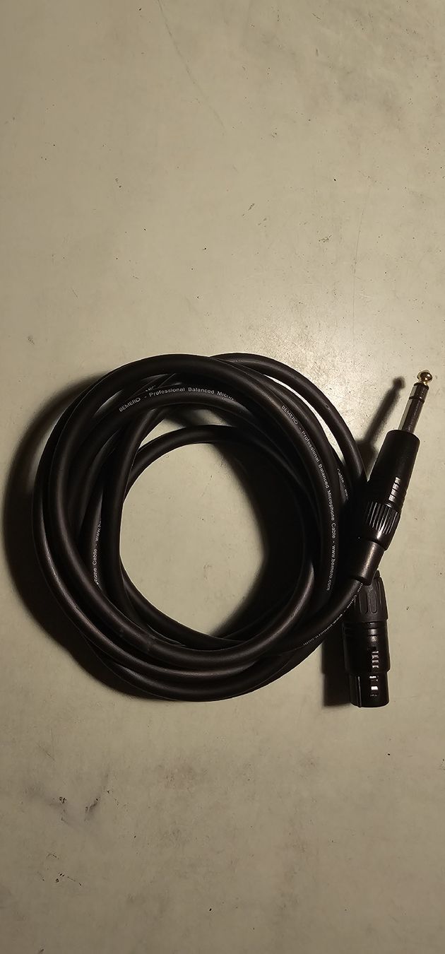 Cavi: 3m XLR audio bemero Professional Balanced Microphone cable – Usato da Geneve venduto da T36