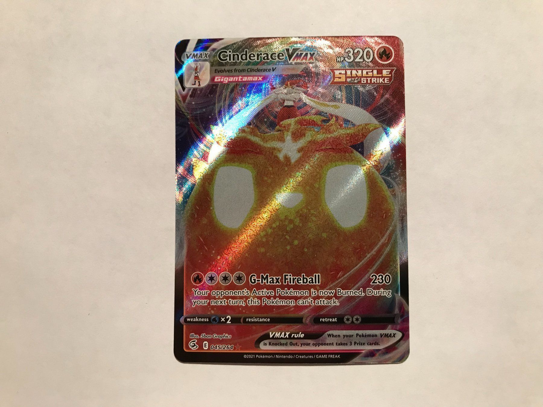 Pokémon Carte collezionabili: Cinderace Vmax EN – Usato da Hagendorn venduto da Pokecollectorch 1