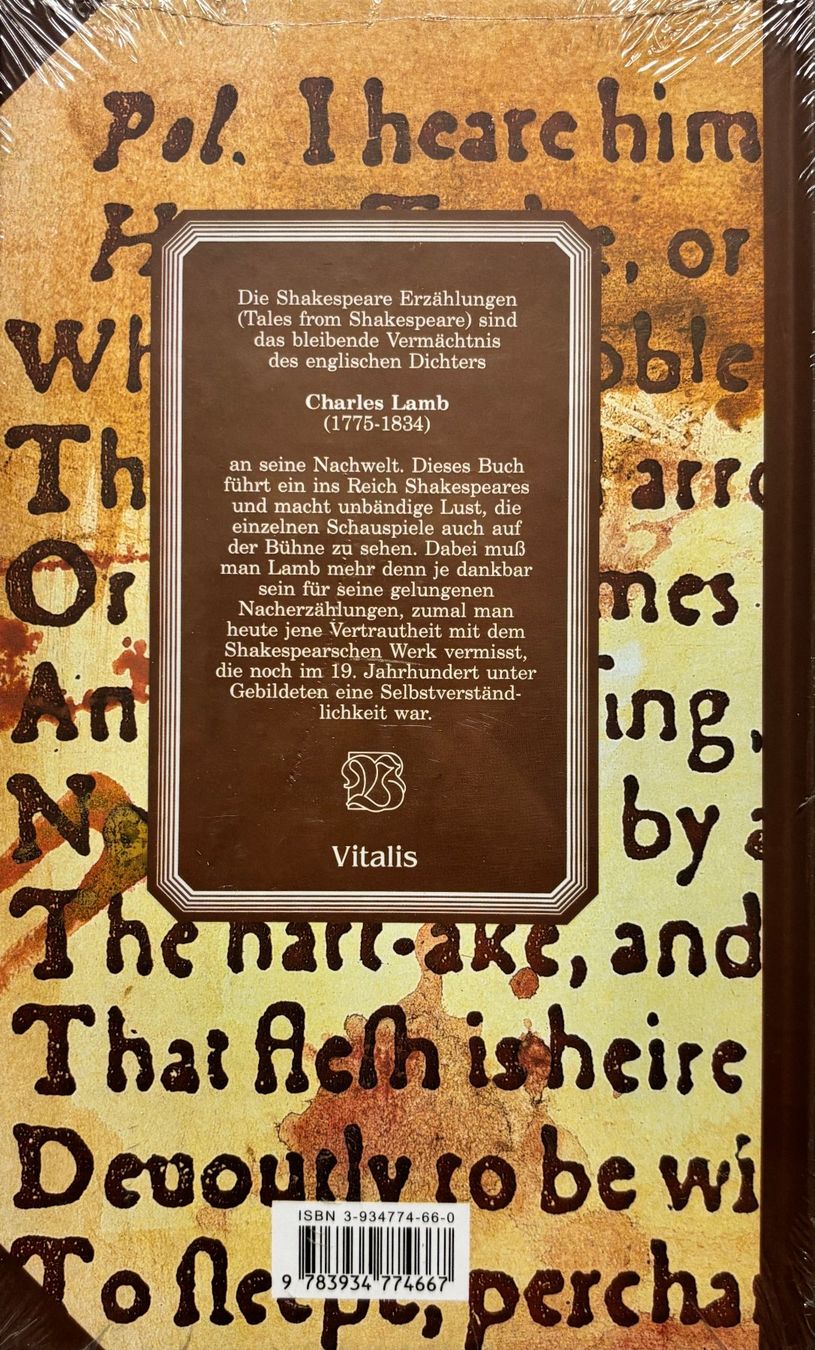 Libri: Lamb Charles, Shakespeare Erzählungen – Nuovo e nell'imballaggio originale da Sarnen venduto da Livres 1