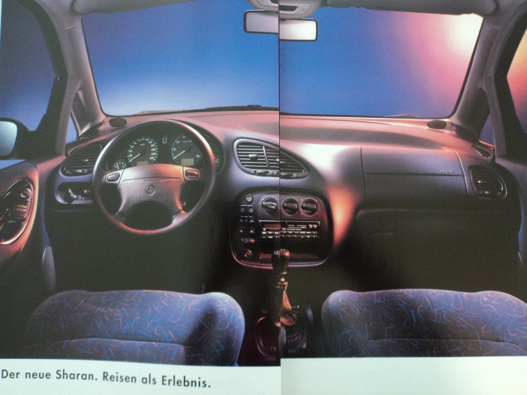 VW Documenti: Prospekt VW Volkswagen Sharan 1995 – Usato da Schwarzenburg venduto da modelCARama 3