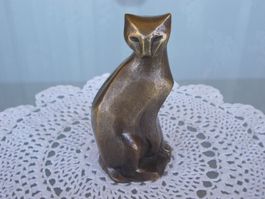 Signierte BAG TURGI Bronze Skulptur Sammelfigur *Raubkatze*