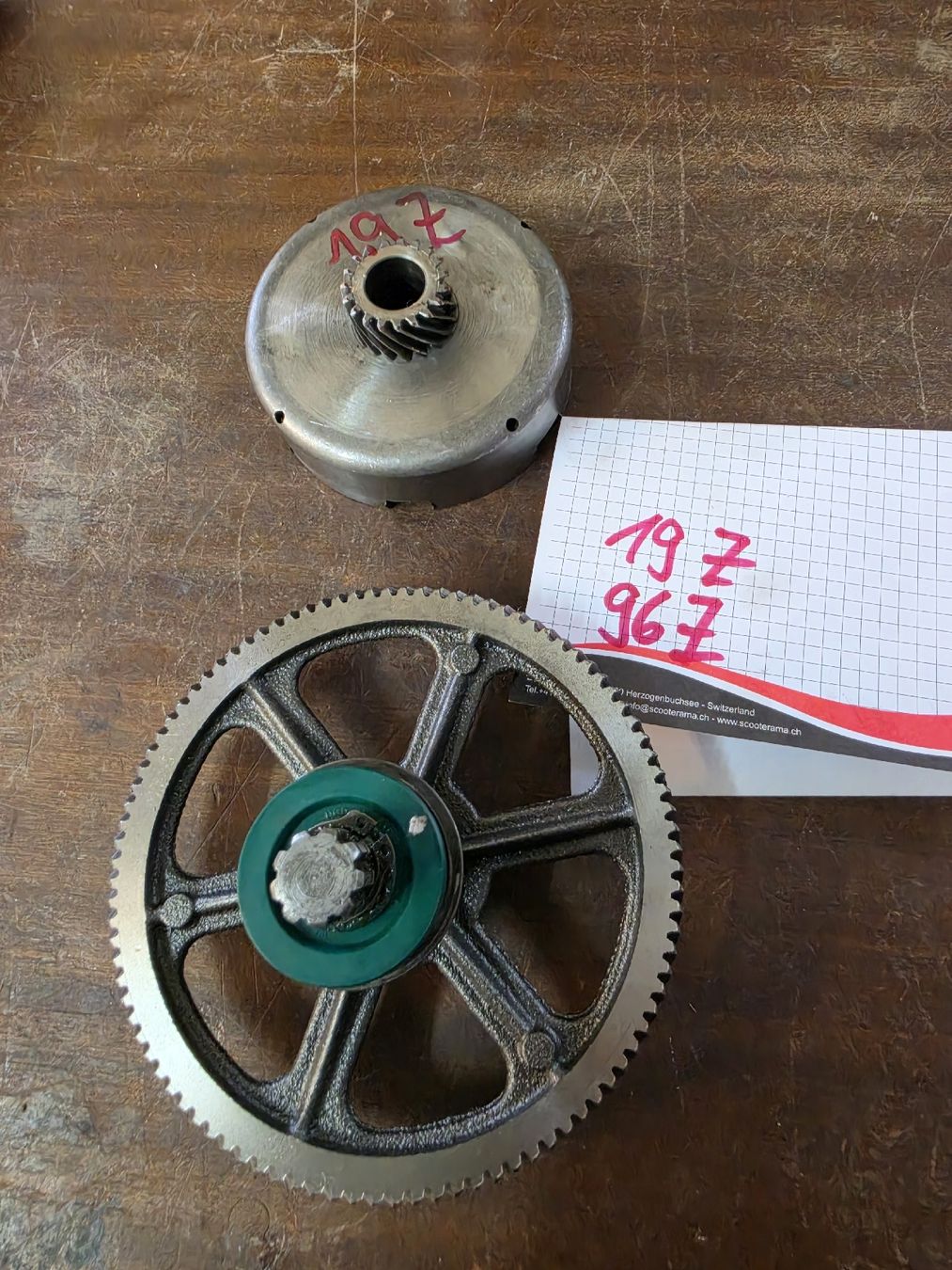 Mofa-Ersatzteile: Getriebe Set Neue lager! E50 4Lager  – Gebraucht aus Lenggenwil von Opc_Power