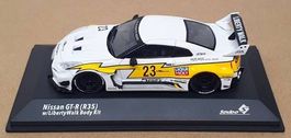 NISSAN GT-R R35 #23 LIBERTY WALK WEISS/GELB 1:43 SOLiDO