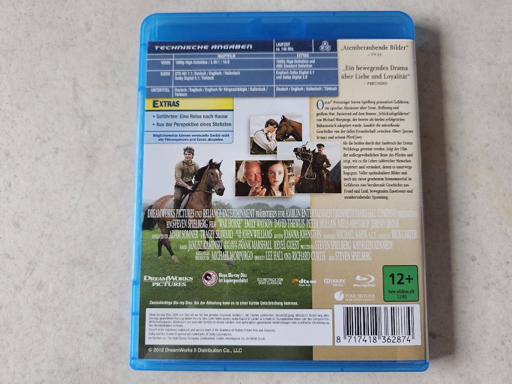 Tutti i DVDs: War Horse  -  Gefährten  /  Bluray – Usato da Schneisingen venduto da backstore24 1