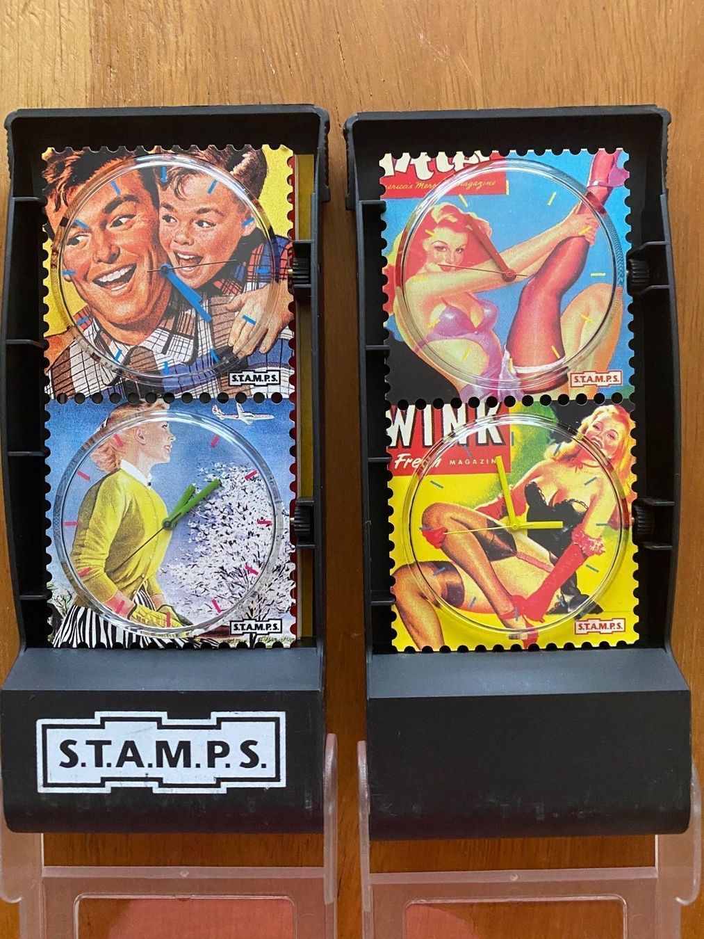 Orologi: Sammlerobjekt: 4 Stamps Uhren – Nuovo (secondo la descrizione) da Rorbas venduto da tun_m7fz 2