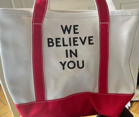 Einkaufs-/Freizeittasche „we believe in you“