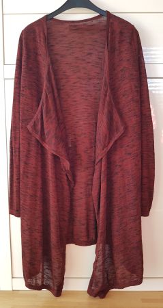 Confortable cardigan bordeau
