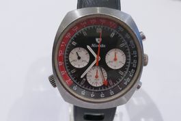 Seltene Nivada Chronograph Gmt Stahl 39 mm