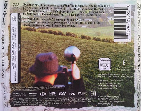 CDs: Backstreet Boys: Never gone Dual Disc – Neu (gemäss Beschreibung) aus Steinhausen von Vilivinili 1