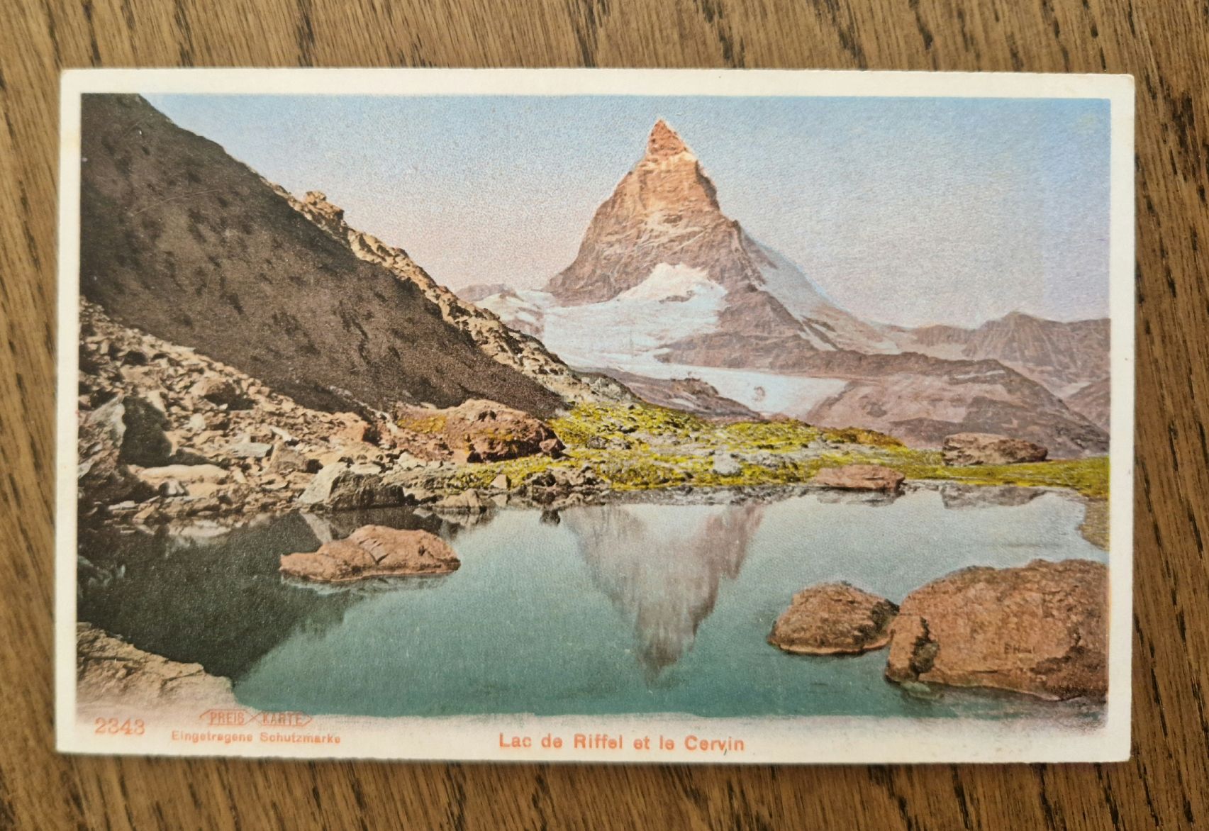 Cartoline postali: Lac de Riffel et le Cervin – Usato da Ebikon venduto da Donar50