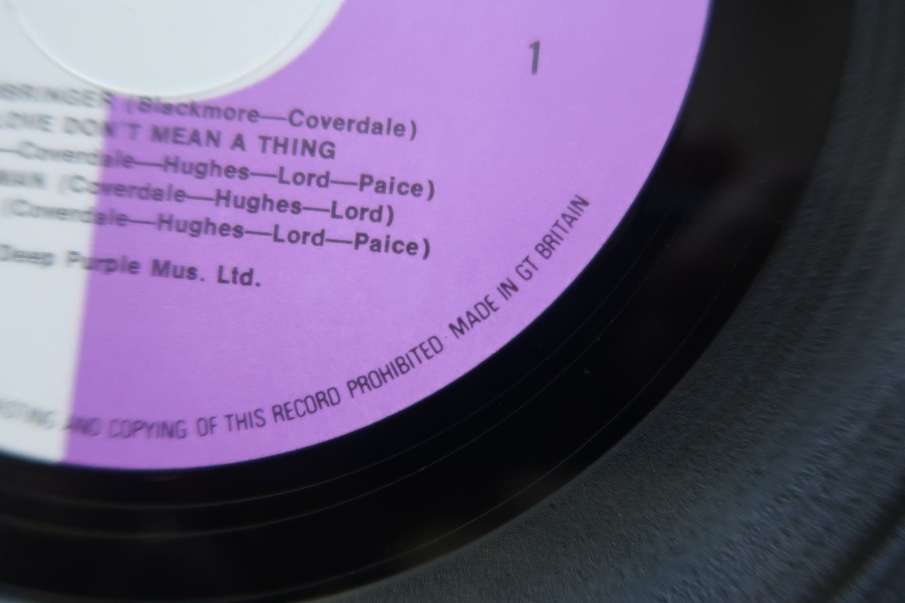 Dischi in vinile: DEEP PURPLE - STORMBRINGER - made in Great Britain VINYL LP – Usato da Basel venduto da Patiscat 5