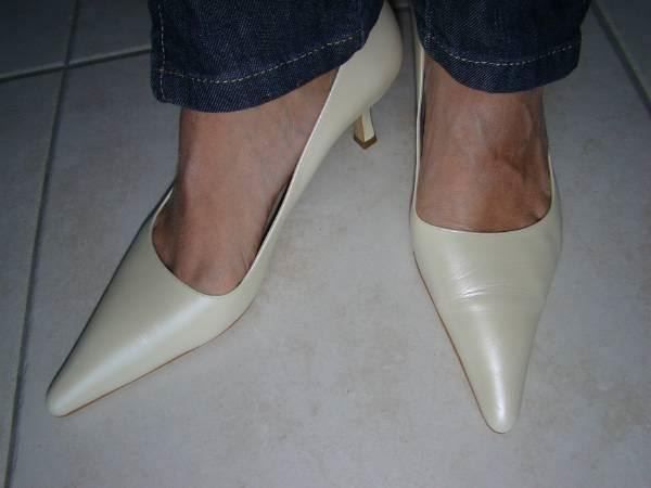 Chaussures femmes: Chaussures cuir ivoire DORIANI – Neuf avec emballage d'origine à Agiez par chouchanelle 4