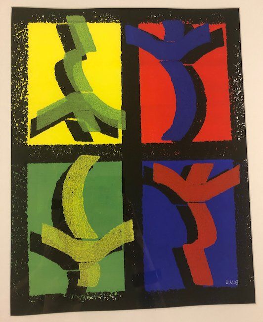 Dipinti: Gemälde / Mischtechnik von Erwin Knoblauch 2003   (ID 5653) – Usato da Gelterfingen venduto da art-and-more 1