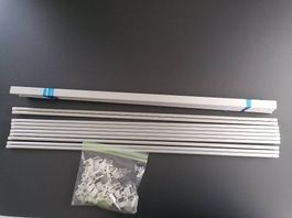 Komplettes Vorhangsystem, neuwertig & vollständig!