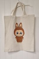 TOTE BAG Labubu en toile Idéal cadeau 🎁