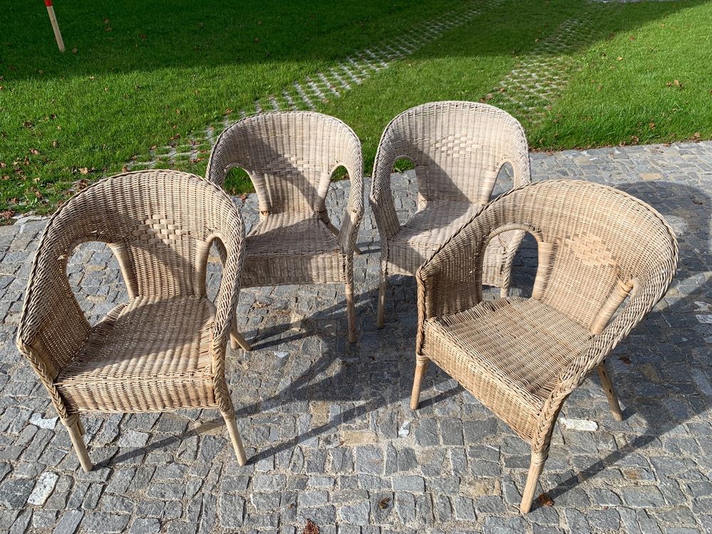 Garten RattanStühle x4 Kaufen auf Ricardo