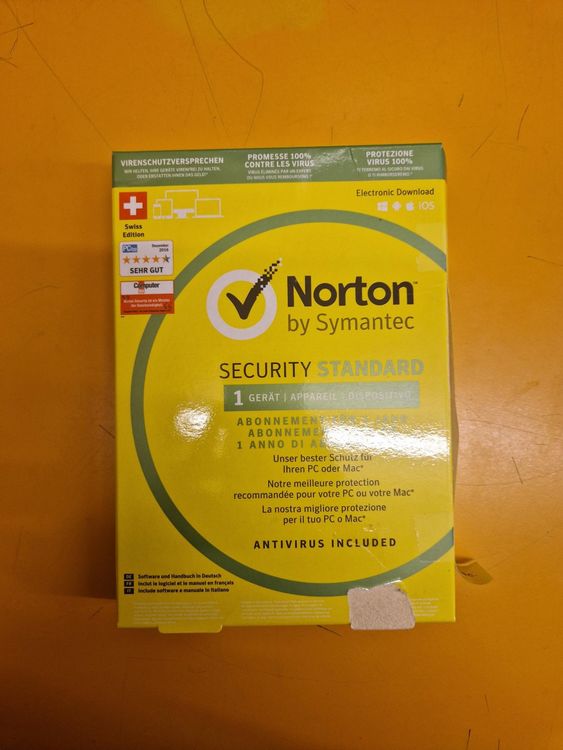 Norton Anti Virus Programm (Neu und originalverpackt) in Lichtensteig ...