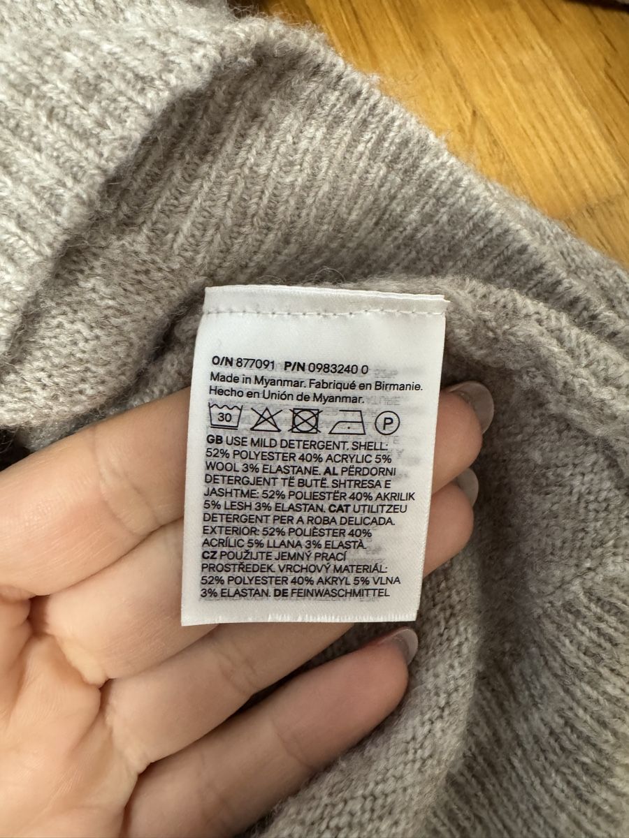H&M Pullover & Sweatshirts: Kuscheliger H&M Wollpulli, Gr. S, beige, Herbst – Gebraucht aus Jona von Good_luck_ 3