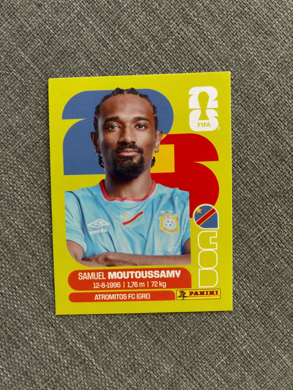 Panini Carte collezionabili: FIFA WC 2026 Samuel Moutoussamy COD 11 Sticker – Nuovo (secondo la descrizione) da Boll venduto da valoune01